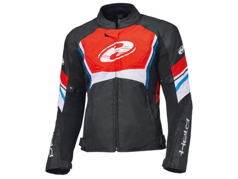 Held Baxley Top Touring Motorradjacke (schwarz / rot / blau)-XL
