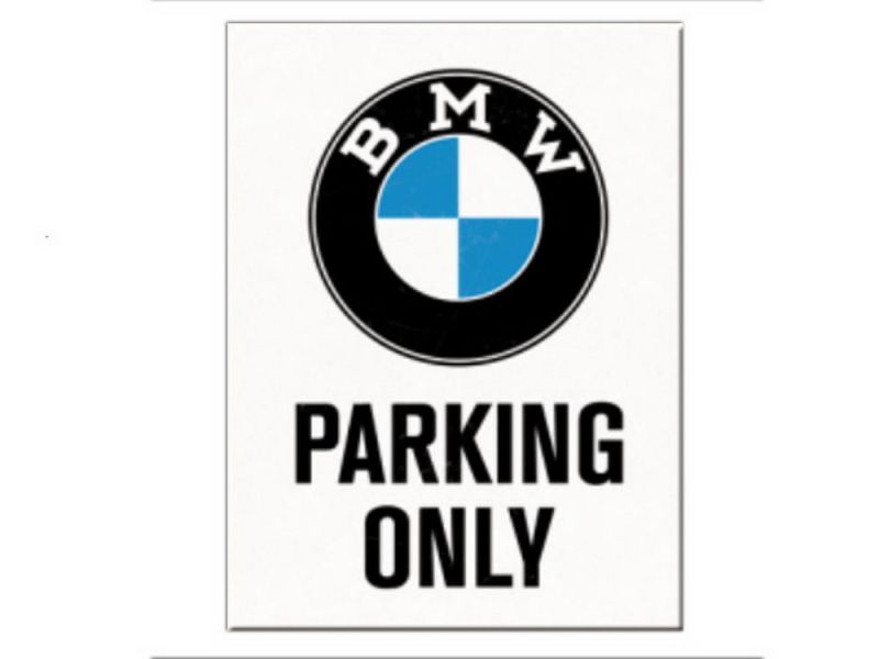 Nostalgic Arts BMW Parking Only Magnet (6x8cm) 