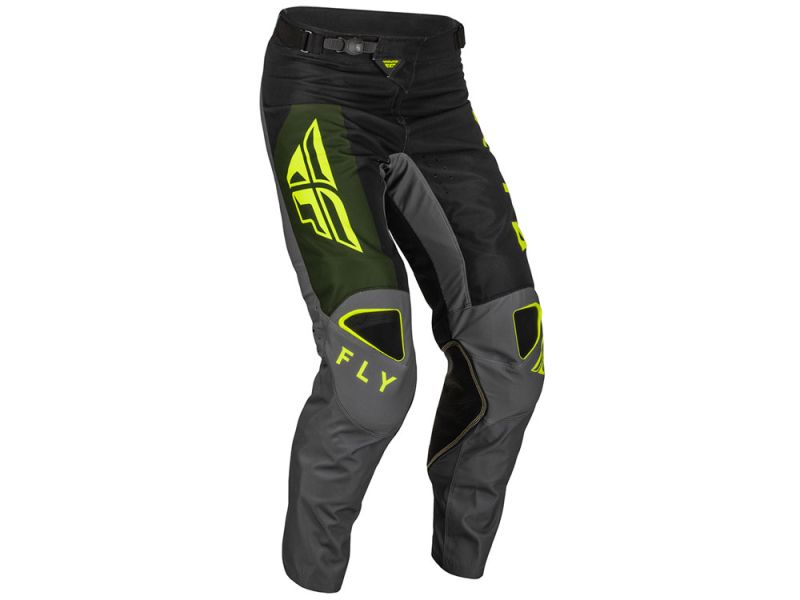 FLY Racing Kinetic Jet Cross Motorradhose (schwarz / olivgrün)