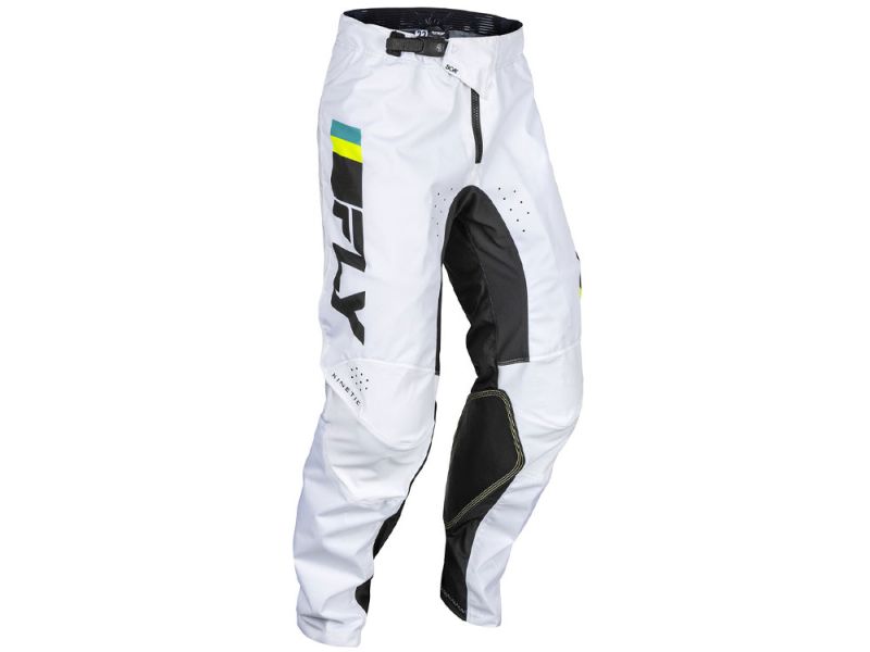 FLY Racing Kinetic Cross Motorradhose (weiß / schwarz)