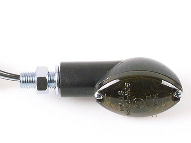 Shin Yo Cateye Kurz Motorrad Blinkersatz (schwarz) getöntes Glas
