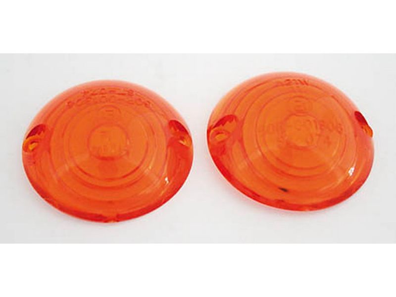 P&W Blinkerglas Ochsenauge (Paar) (gelb)