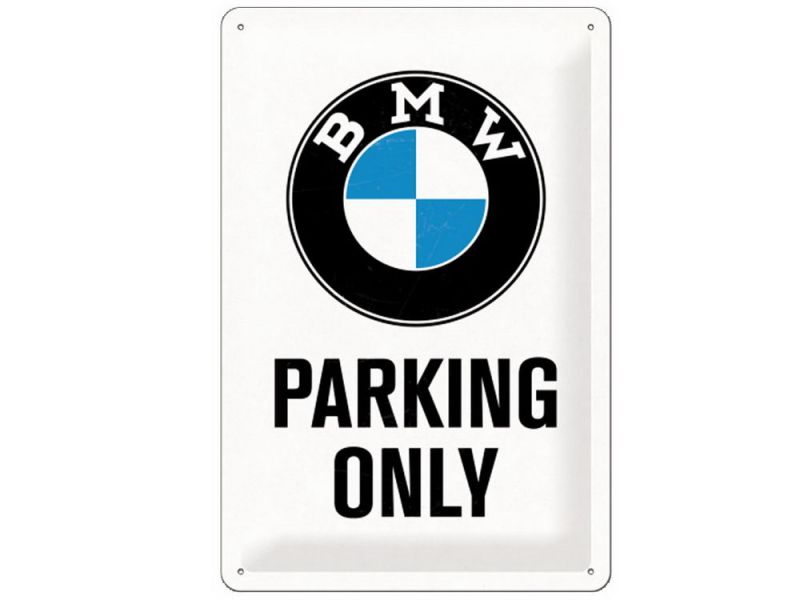 Nostalgic Arts BMW Parking Only Blechschild (20x30cm)