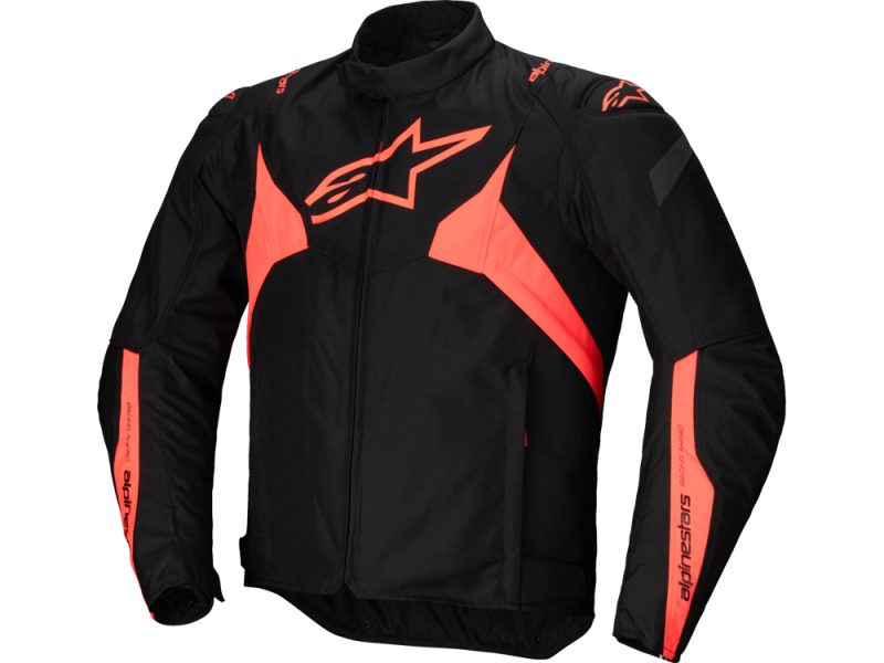 Alpinestars T-Jaws V4 WP Motorradjacke (Schwarz/Fluorot)