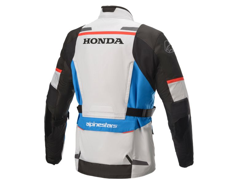 Alpinestars Honda Stella Andes V3 Drystar Motorradjacke Damen (grau/blau/rot)