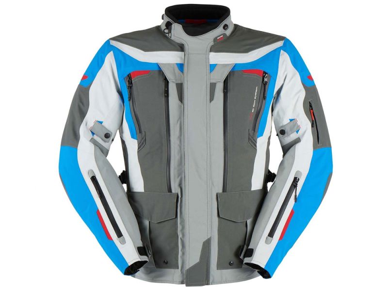 Furygan Voyager Motorradjacke (blau / grau / anthrazit)