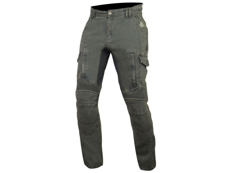 Trilobite Acid Scrambler Jeans inkl. Protektorensatz Herren (grün)