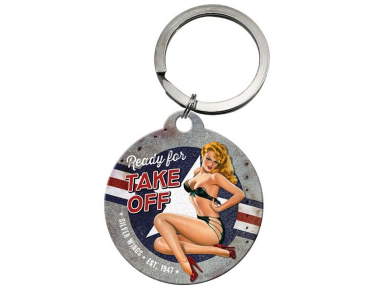 Nostalgic Arts Schlüsselanhänger Nose-Arts Ready for Take Off