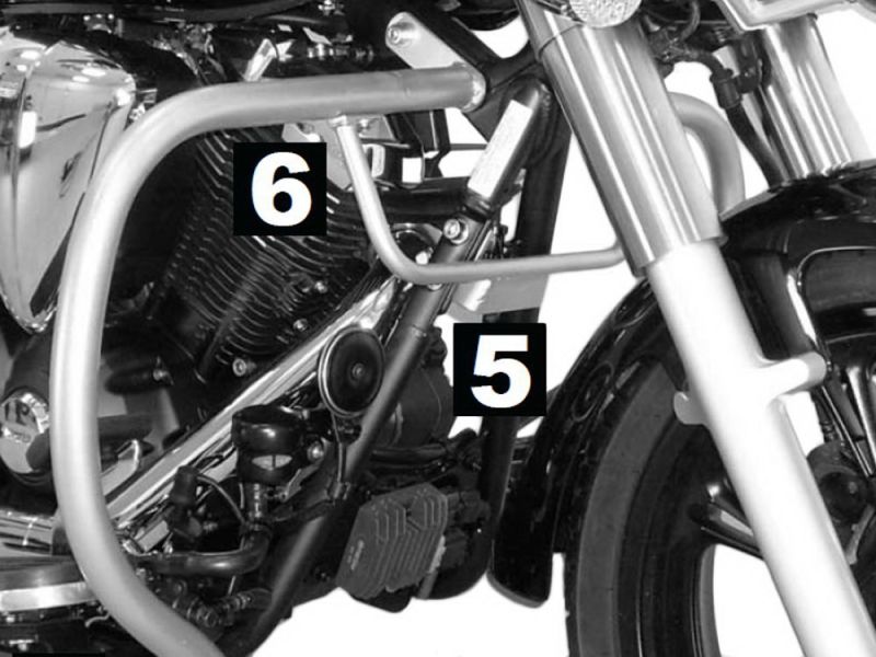Hepco & Becker Sturzbügel Yamaha XVS 950 A Midnight Star (chrom)