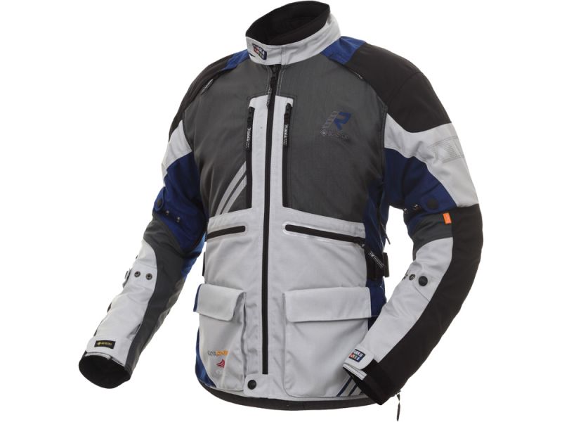 Kaufen Sie GTX Jacke Rukka Offlane von Rukka in Schwarz/Blau/Hellgrau Kategorie Jacken bei UOS Demo Shop