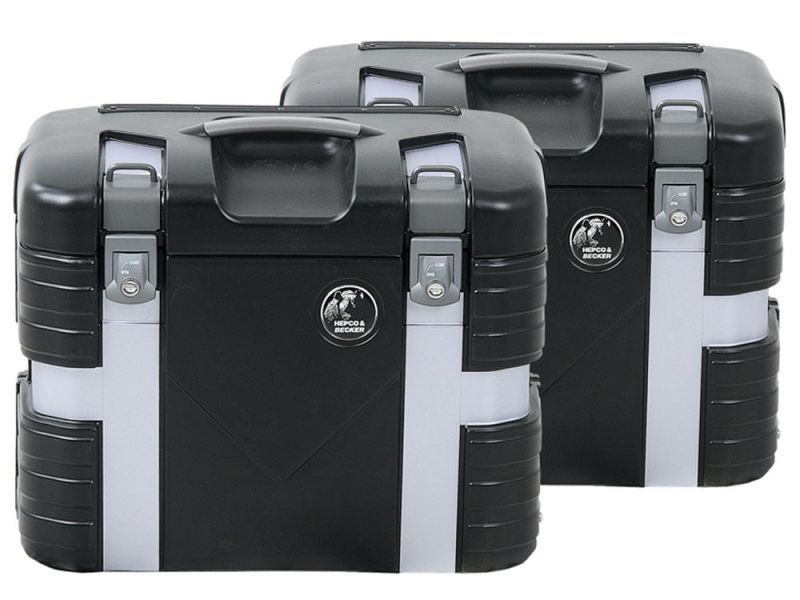 Hepco & Becker Gobi Motorrad Seitenkoffersatz (schwarz edition)