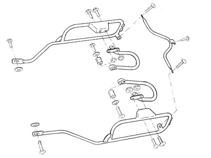 Hepco & Becker Motorrad Kofferträger Honda XRV 750 Africa Twin (1990-1992)