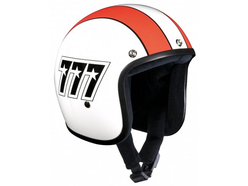 Kaufen Sie Motorrad Jet Helm Bandit 777 (ohne ECE) von Bandit Helmets GmbH in Weiß/Orange/Schwarz Kategorie Jet Helme -ohne Visier- bei UOS Demo Shop