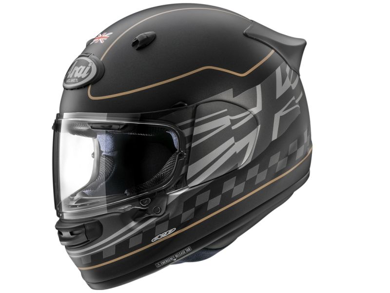 Arai Quantic Dark Citizen Integralhelm (schwarz/gold)