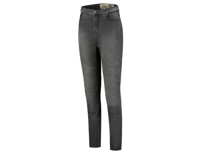 Rusty Stitches Emma Motorradjeans Damen (schwarz)