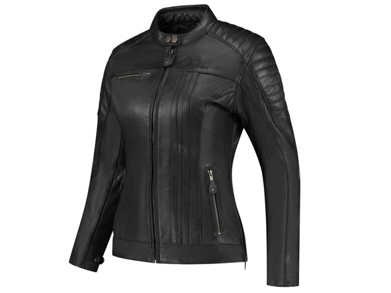 Rusty Stitches Alice Motorradjacke Damen (schwarz)