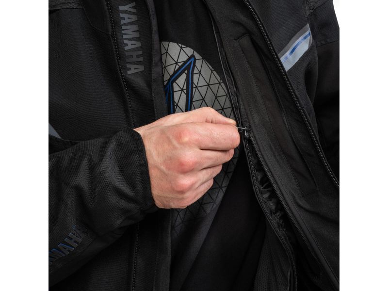 Kaufen Sie Yamaha PAZ MT Jacke Herren (schwarz) von 2Radzentrum-Karlsruhe 2RZ in Schwarz/Blau Kategorie Jacken bei UOS Demo Shop