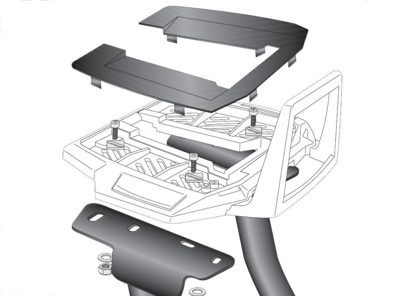 Hepco & Becker Alu Rack BMW R1200GS Adventure LC (2014-)