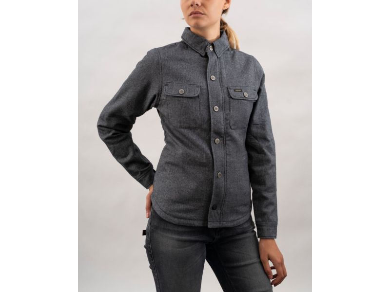 Rokker Boston Rider Shirt Damen (grau)