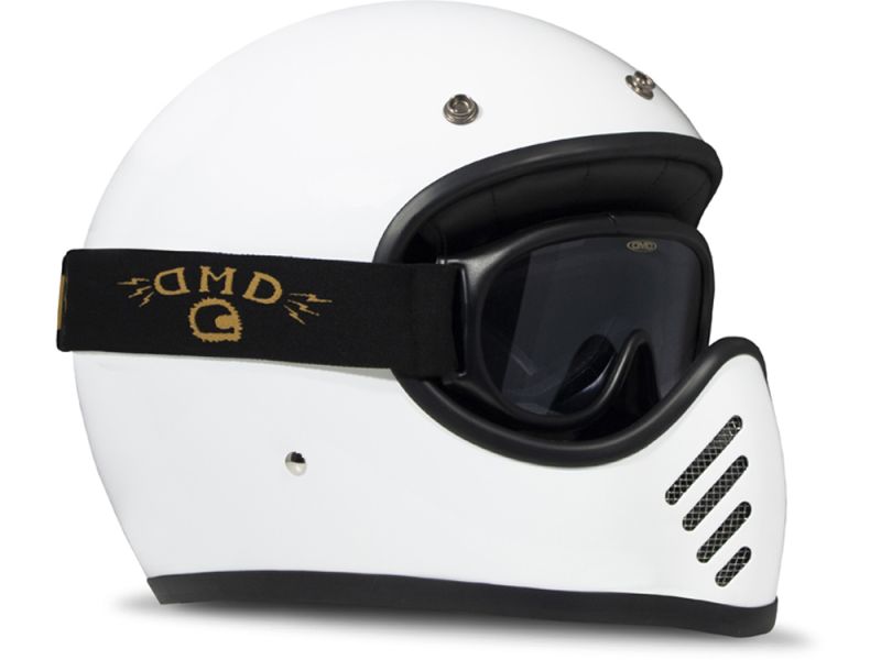 DMD Ghost Smoke Motorradbrille (schwarz/stark getönt)