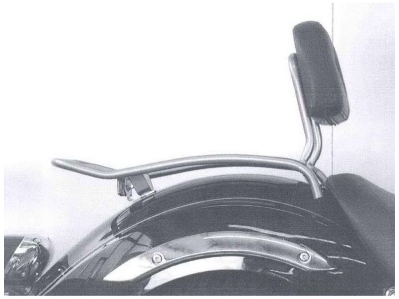 Hepco & Becker Solorack mit Rückenlehne Yamaha XVS 125 / 250 DragStar (2001-2004)