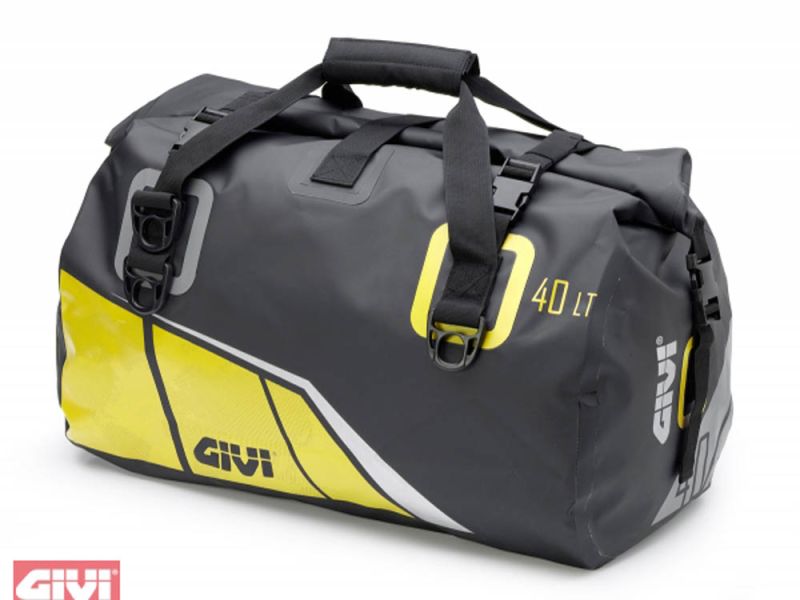 GIVI Easy Bag Waterproof Gepäckrolle mit Tragegurt (40 Liter | schwarz / rot)