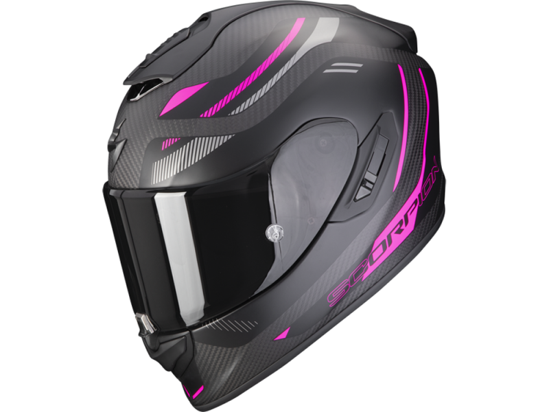 Scorpion EXO-1400 EVO Carbon Air Kydra Integralhelm (schwarzmatt/carbon/pink)