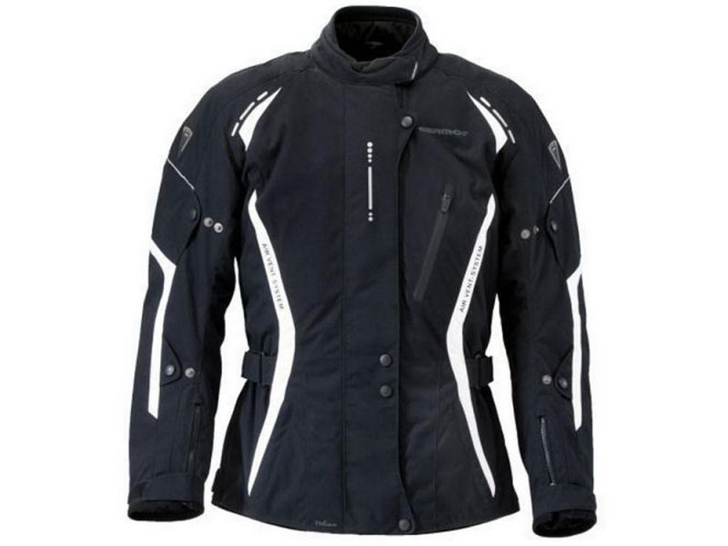 Germot Melina Motorradjacke Damen (schwarz/weiß)