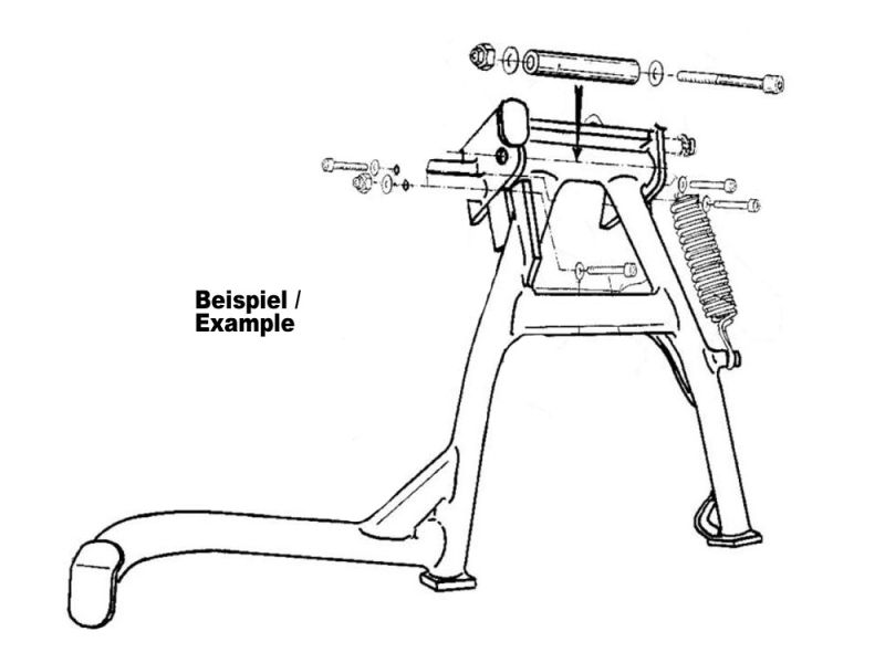 Hepco & Becker Hauptständer BMW F750GS (2018- | schwarz)
