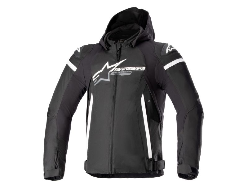 Alpinestars Zaca Waterproof Textiljacke (Schwarz/Weiß)