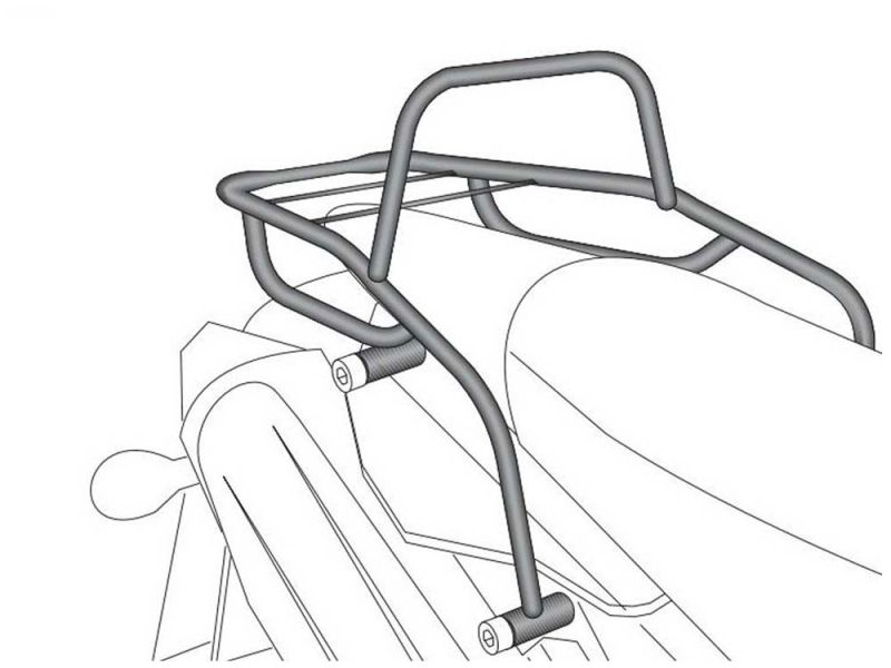 Hepco & Becker Gepäckbrücke Moto Guzzi V7 III Stone / Special / Anniversario (2017- | schwarz)