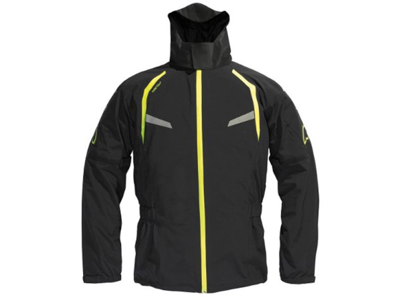 Dane Byge XPR-Regenjacke Herren (Schwarz/Neongelb)