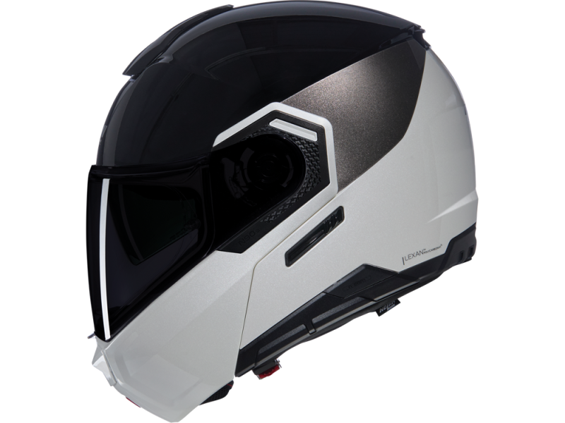 Nolan N90-3 N-Com Verniciatura Speciale 343 Motorradhelm (Schwarz/Perlweiß)