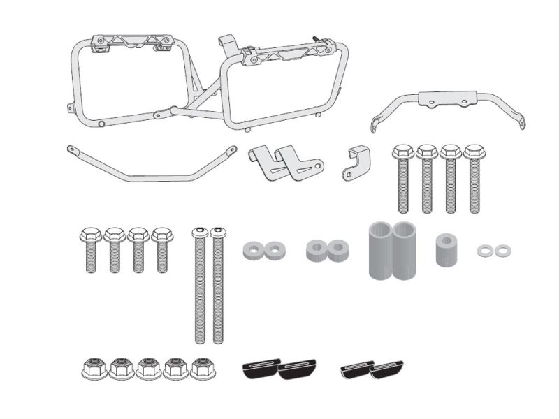 GIVI Trekker Outback Motorrad Kofferträger CAM Honda CRF 1000 L/LD Africa Twin (2016-)