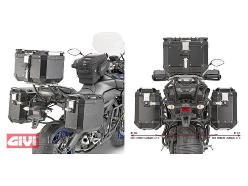 GIVI Trekker Outback Motorrad Kofferträger CAM Yamaha Tracer 900 / GT (2018-)