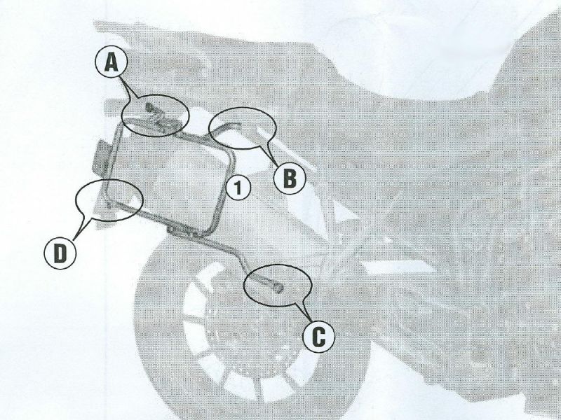 GIVI Monokey Motorrad Kofferträger PLR (abnehmbar) Triumph Tiger 1200 Explorer (2012-)