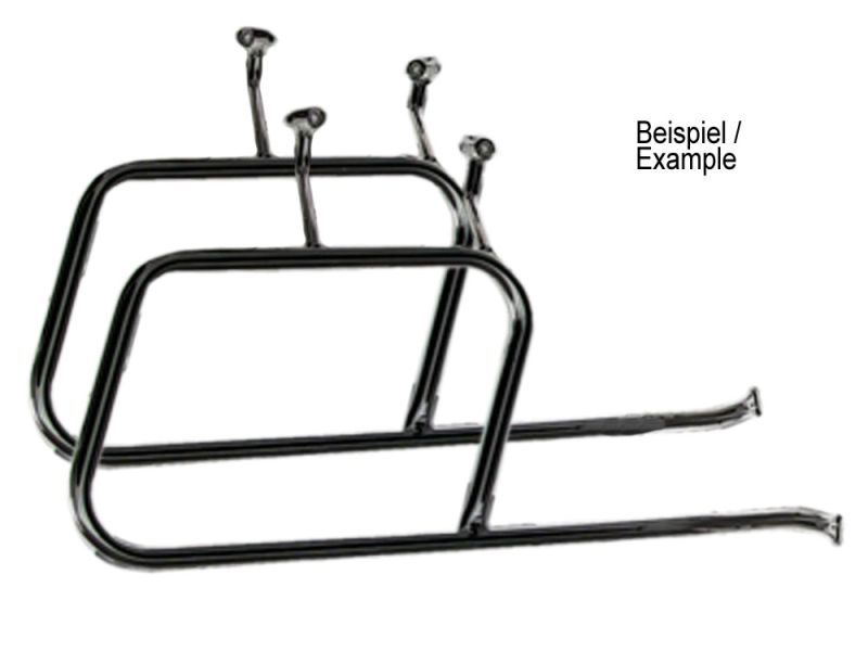 Hepco & Becker Cutout Saddlebag Holder Indian Scout Bobber (2017- | black)