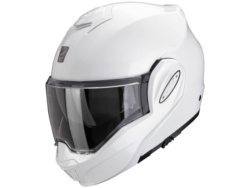 Scoprion EXO-TECH EVO PRO Solid Klapphelm (Perlweiß)