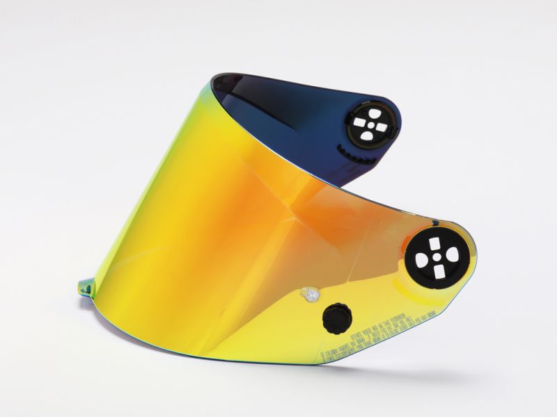 Nolan X-804 RS Ultra Carbon Visier (Iridium Orange verspiegelt)