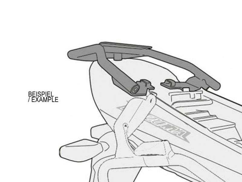 GIVI Monolock SR Gepäckbrücke Suzuki UH 125/200 Burgman (2007-2014)