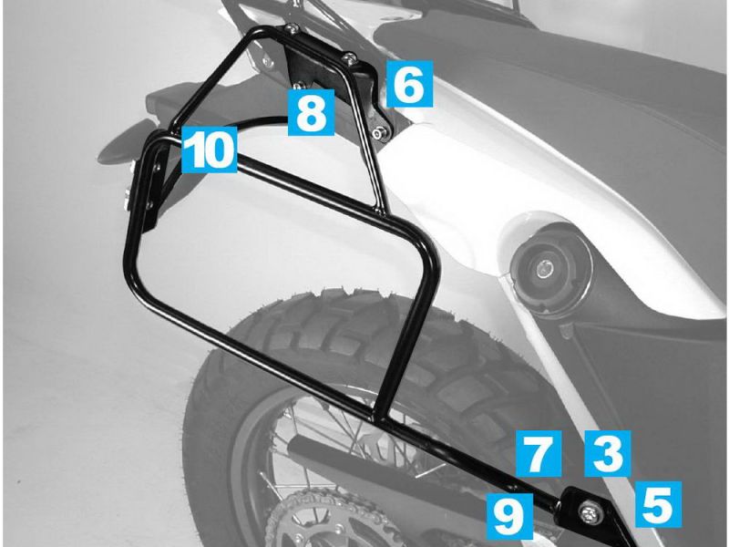 Hepco & Becker Lock-It Motorrad Kofferträger BMW G 650 X Country / Challenge (2007)