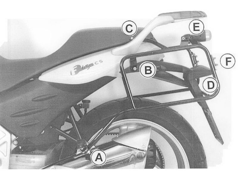 Hepco & Becker Motorrad Kofferträger BMW F 650 CS