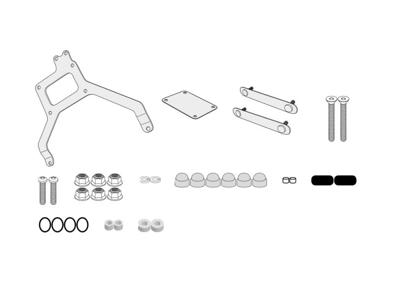 GIVI Montagesatz S250 an PLR1144 für Honda CRF1000L Africa Twin (2016-2017)