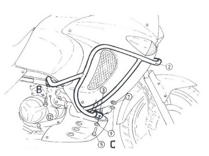Hepco & Becker Sturzbügel Honda XL 1000 V Varadero (1999-2002)