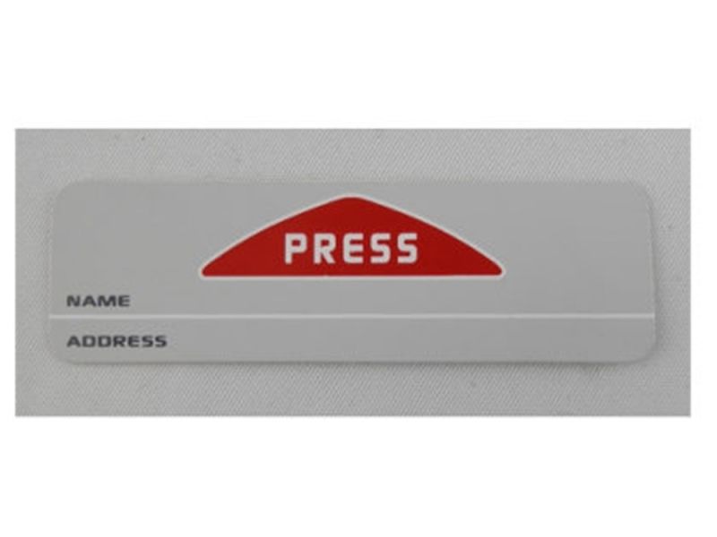 GIVI E260 / E340 / E350 / E450 / V46 / V35 Press Schild